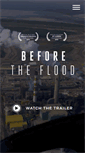 Mobile Screenshot of beforetheflood.com